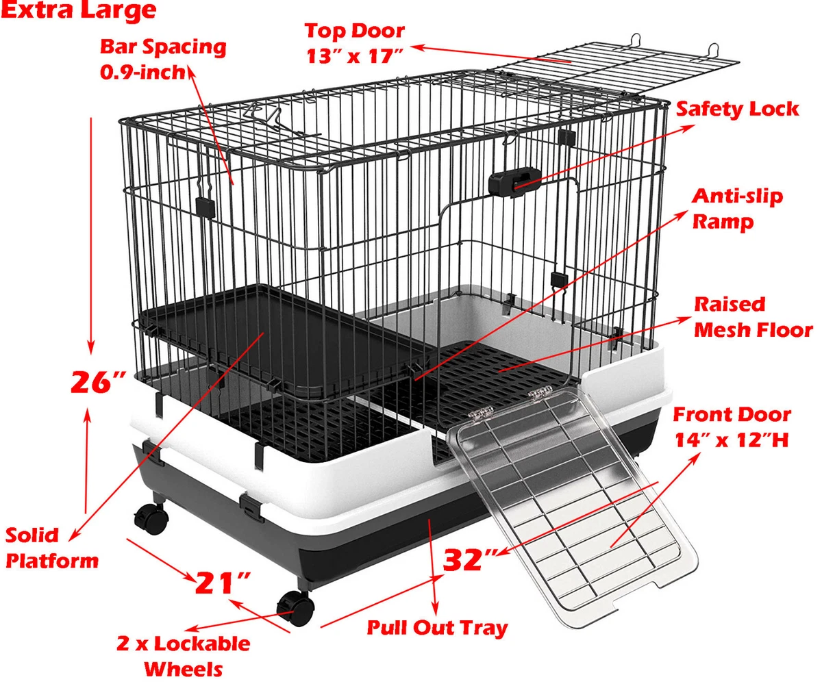 2 floor rabbit cage 2025