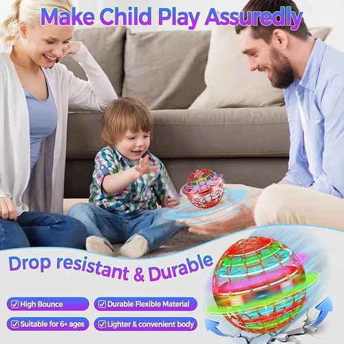 Magic Mini Drone Pro Flying Ball Space Orb UFO Boomerang Boy Girl Toy XMAS Gifts - Picture 5 of 19