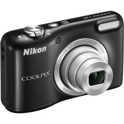 NIKON Coolpix L29 16.1MP 5x Optical Zoom Digital Camera Black | eBay