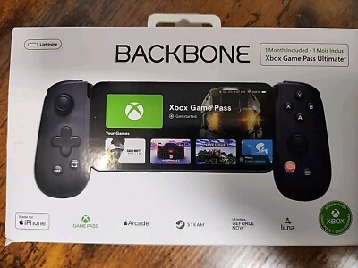 Backbone One BB02BXW Lightning Mobile Gaming Controller for iPhone Black 