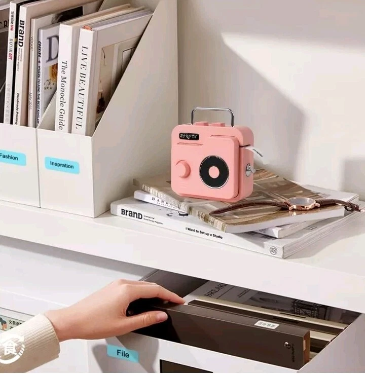 Bluetooth Label Maker Machine with Tape – Compact Mini Label Printer  