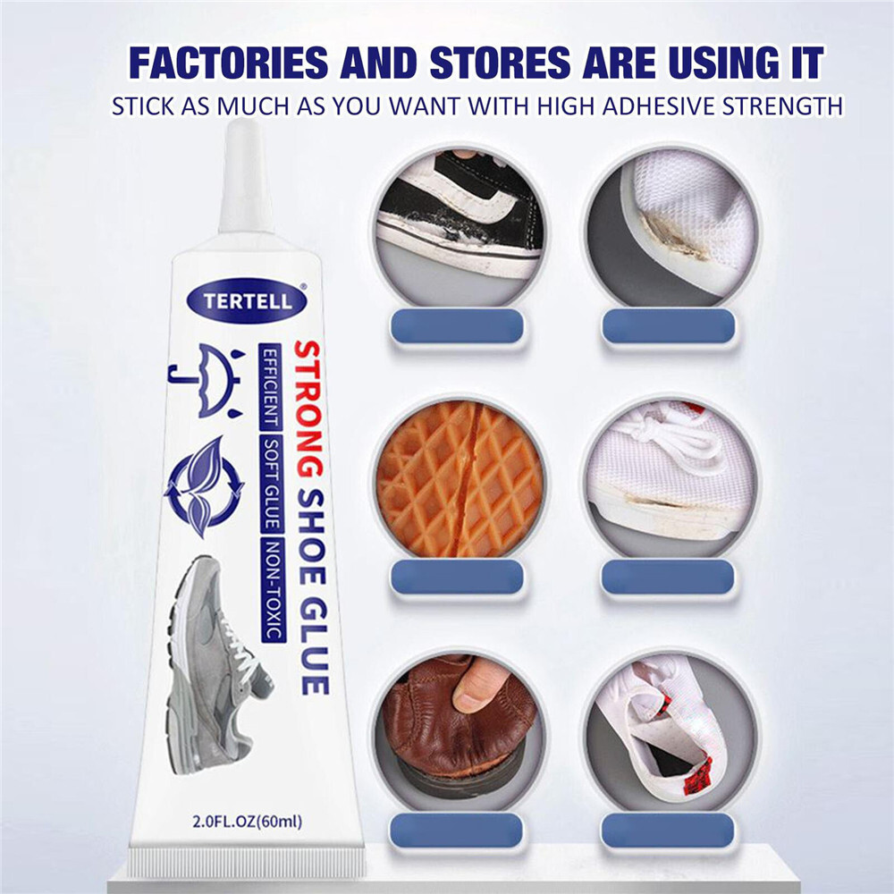 2Pcs Shoe Sole Repair Glue Shoe Repair Adhesive for Sneakers Boots