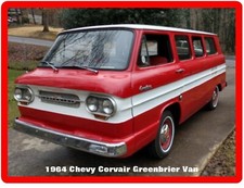 1964 Chevy Corvair Greenbrier Van Refrigerator Tool Box Magnet