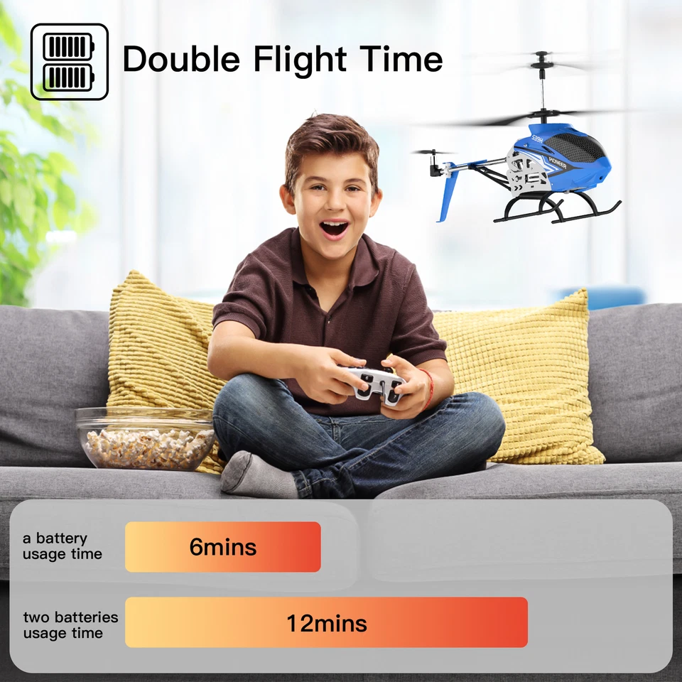 2.4Ghz S39H Mini RC Helicopter SymaRemote Control Helicopter Toys Gifts for Kids - Image 2 of 4