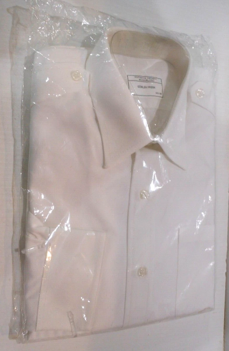 White shirt with shoulder flaps new arrivals