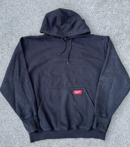Milwaukee Tools Hoodie Sweatshirt Extra Large(XL) Black Heavy Workwear Hoodie