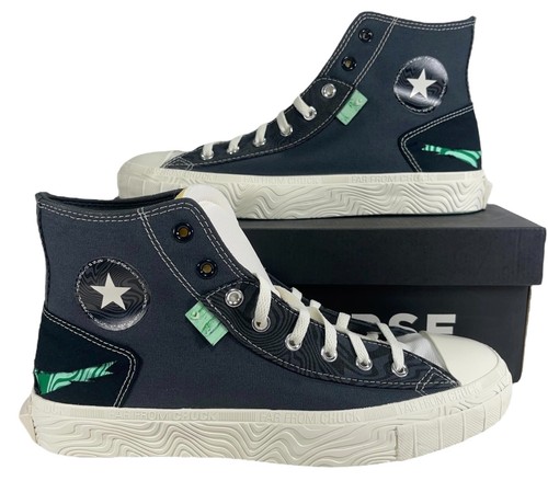 Converse Chuck Taylor ALT All Star Hi "Tear Away" Sneakers A01686C Grey Men's 13