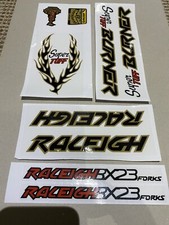 Raleigh Mk1 Super Tuff Burner Complete Decal Kit - New - Old School BMX