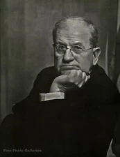 1946 Original HAROLD L. ICKES American Politician YOUSUF KARSH Photo Art 16x20