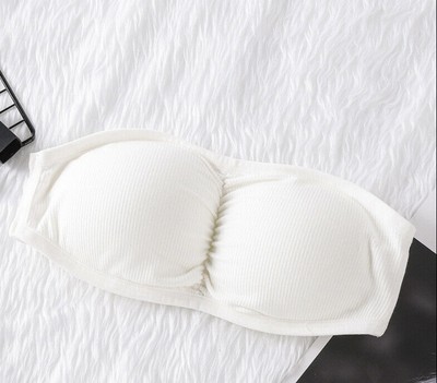 white boob tube bra