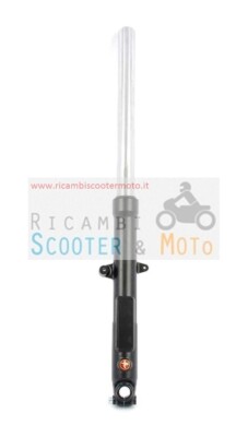 Stem Fork Left With Sleeve Original Malaguti Drakon 50 Black 12051603