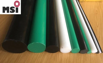 PE Polyethylen Rundstab Stab D 8-180!! mm L wählbar weiß grün schwarz Kunststoff