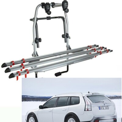 FAHRRADTRÄGER HINTEN 3 SCHIENEN SAAB 9.3X BJ 2012 3 FAHRRÄDER HERREN DAMEN MB SPECIALI