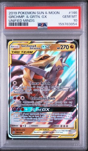 Garchomp & Giratina-GX graded PSA 10 for sale on eBay
