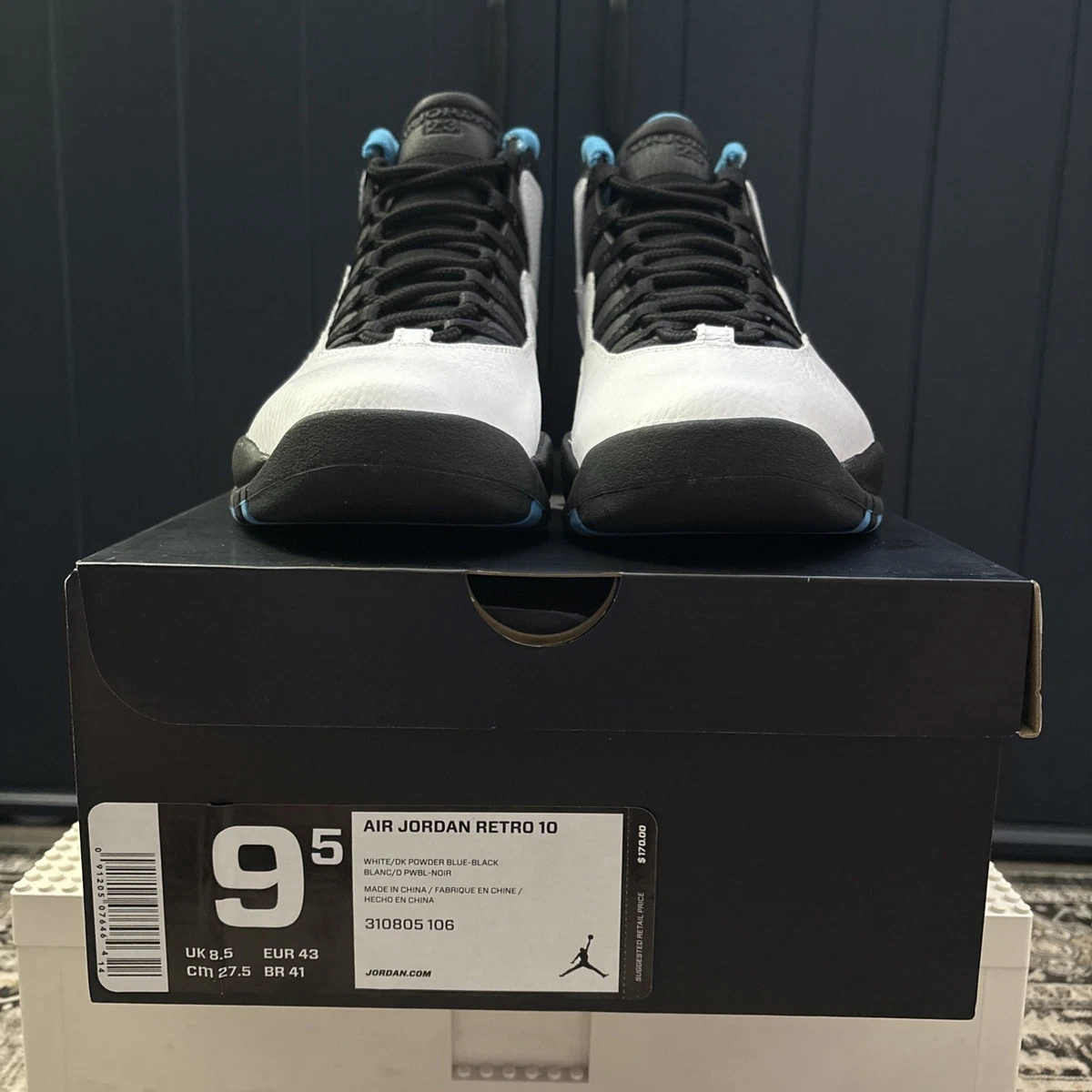 AMPUTEE NIKE AIR JORDAN 10 RETRO 2014 Men 10.5 Leather Shoe Sneaker Left Only SINGLE RIGHT SHOE ONLY Replacement Amputee Men Sz 10 Nike  main image 2