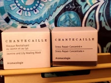2 x Chantecaille  1 Healing Mask 5 ml And 1 Stress Repair 3 ml NIB Sealed