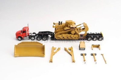 DIECAST MASTERS 85787 1:Scale Kenworth T880 Day Cab Tandem & Trail King TK120 Lo