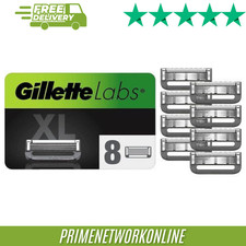 Gillette Labs Razor Blade Refills | Pack of 8 XL | 100% GENUINE & SEALED ⭐⭐⭐⭐⭐