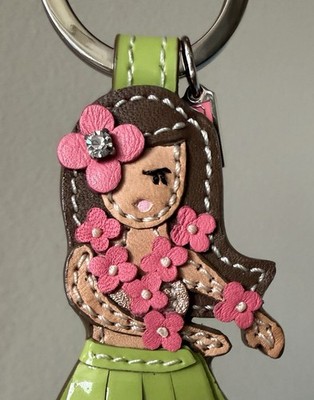 NEW COACH HAWAIIAN HULA GIRL MULTICOLOR BAG CHARM/FOB F93159 | eBay