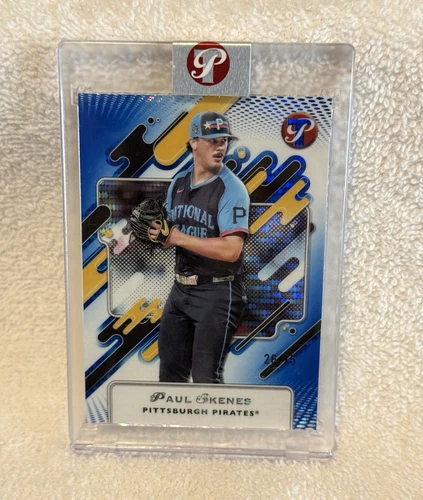 2025 Topps Pristine Paul Skenes Blue Refractor /75 #285 Pittsburgh Pirates