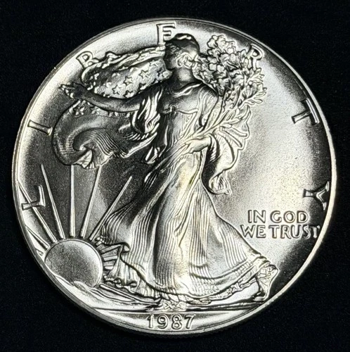 1987 American Silver Eagle 1 Oz .999 Fine Coin, No Reserve #556