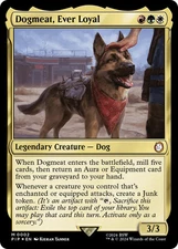 MTG Dogmeat, Ever Loyal [Fallout] Foil Near Mint Magic