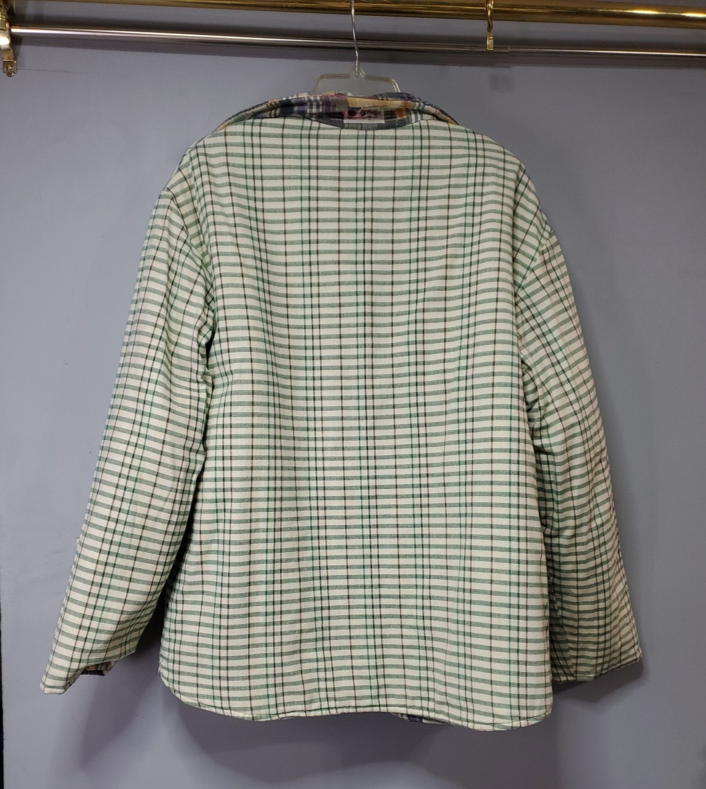 Vintage Patch Magic PATCHWORK QUILTED button fron… - image 7