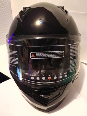 2002 GLX GX11 Dot FMVSS No.218 Certified Full Face, Motorcycle Helmet