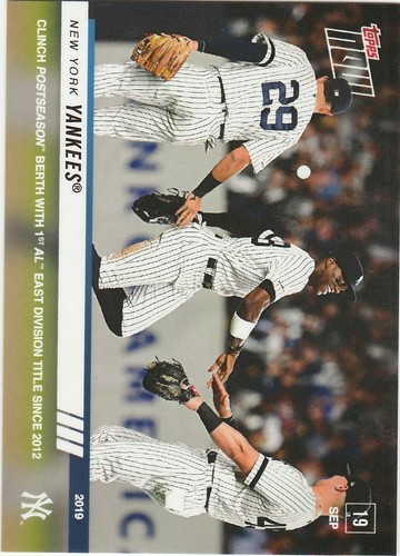 2019 Topps Now 869 NEW YORK YANKEES®