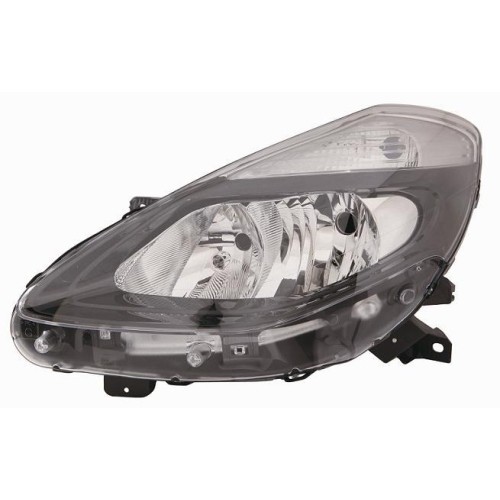 Phare droit Clio 3 phase 2 de 2009 parabole noire Depo côté passager