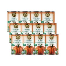 Organic Pumpkin Puree, 15 Ounce Pack of 12 
