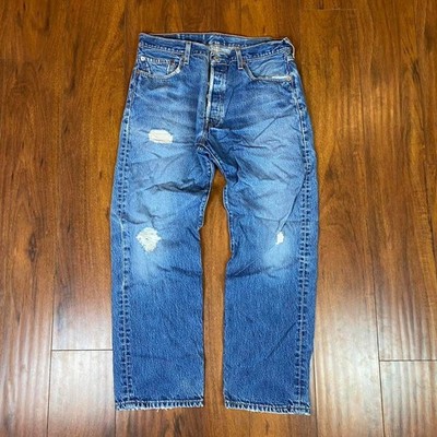 Vintage 1990s Levis 501 Distressed Jeans Size 36W