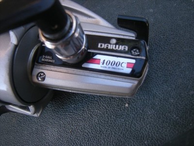 DAIWA 4000C Large Silver Spinning Reel Xlnt Condition | eBay