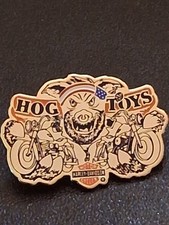 SPILLA HARLEY-DAVIDSON "HOG TOYS" CLASSIC BAR & SHIELD 1992 OTTONE MASSICCIO #905