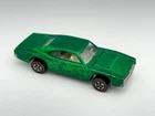 Hot Wheels Redline CUSTOM CHARGER Green US White Interior Very Nice !!!