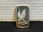 One Troy Oz SilverTowne Eagle Silver Art Bar .999 Fine Silver  BAR.