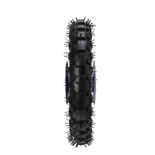 2.5‑10in Rear Wheel Assembly With Tire Disc Bearing Sprocket Nonslip Blue Part - Picture 7 of 12