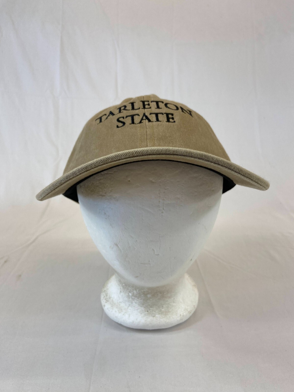 Tarleton State Baseball Cap Buckleback Hat Tan Ca… - image 1