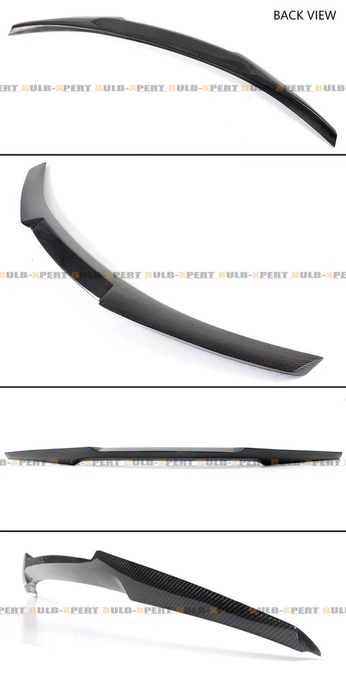 FOR 14-20 BMW F36 430i 435i 440i GRAN COUPE CARBON FIBER M4 STYLE TRUNK SPOILER - Image 3 of 4