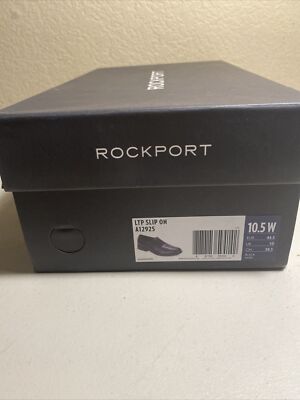 Men\'s 10 Rockport Black Lead the Pack Waterproof Slip On Shoes A12925 Loafers Rockport Men main image 4