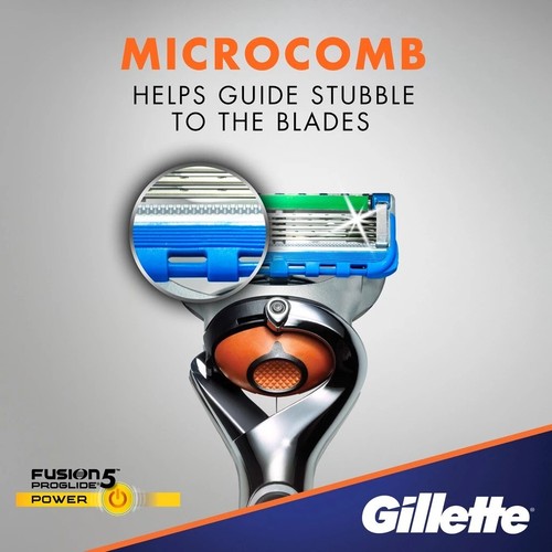 Gillette Fusion5 Proglide Men's Razor With Power Vibration. - Picture 7 of 8