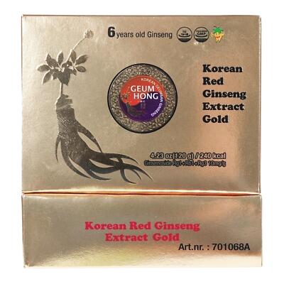 Panax Ginseng Extrakt Premium Geum Hong Korean Red Ginseng Extract Gold 120g