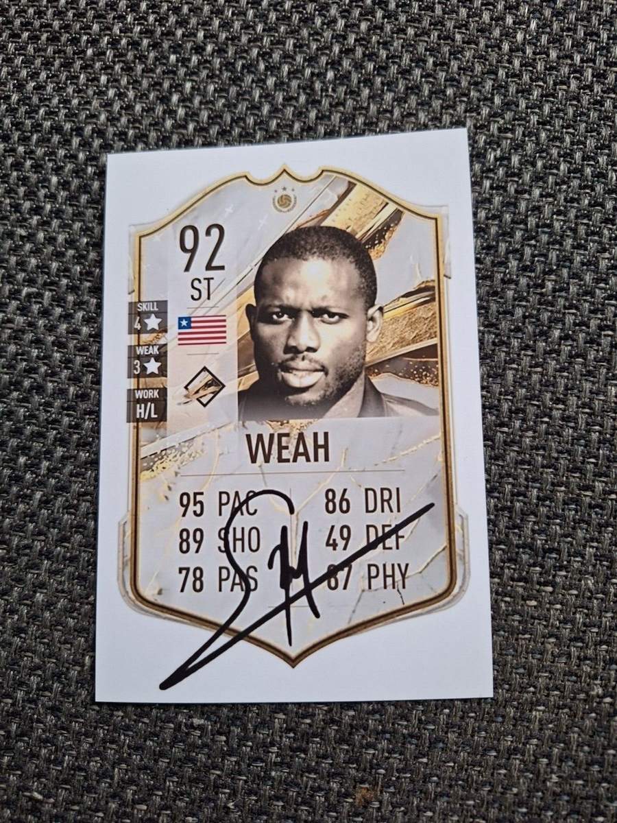 ac milan: lámina de george weah - Comprar Carteles de Fútbol Antiguos