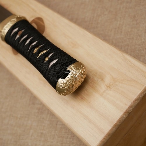 Musashi Asuka Hand Forged Samurai Shirasaya Tanto Sword Sharp Blade w/ Wood Case - Picture 5 of 6