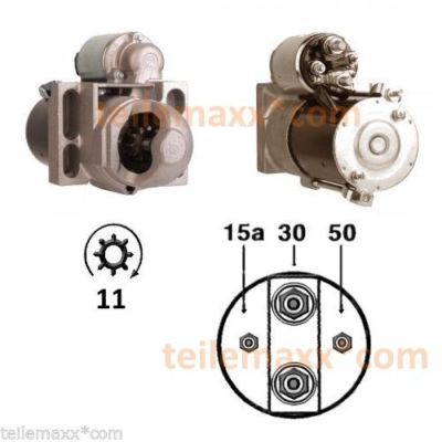 Anlasser für MARINE Volvo Penta OMC Mercruiser Mercury 9000884 3860566 6409 6792