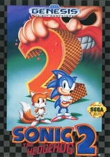Sonic The Hedgehog 2 Game Cover Poster wall art decor Reprint 12X17 Sega Genesis