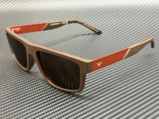 EMPORIO ARMANI EA4244U 624373 Matte Brown Men's 57 mm Sunglasses