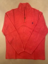 Polo Ralph Lauren red Sweatshirt, 100 AUTHENTIC, size medium, NEVER USED.