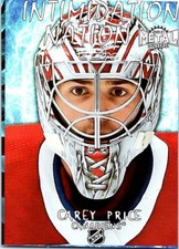 2020-21 Skybox Metal Universe Intimidation Nation Carey Price #IN-6