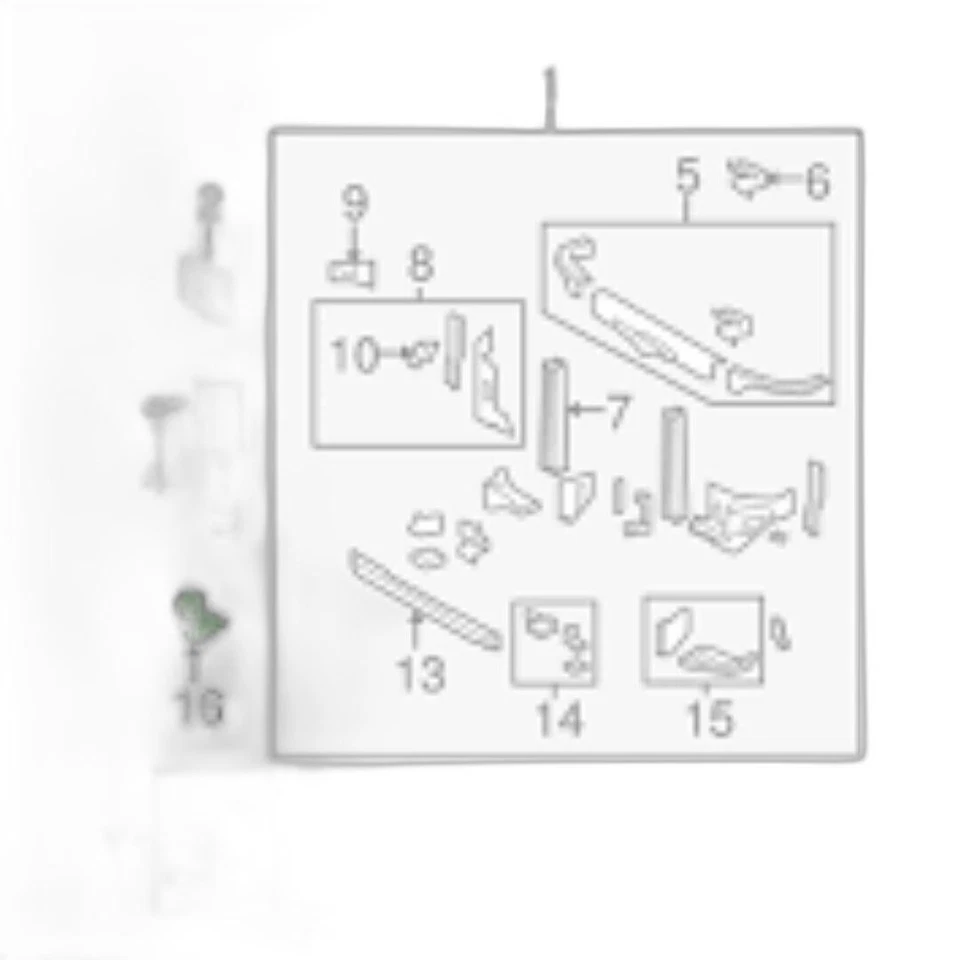 SENSOR DE TEMPERATURA AMBIENTE DE FÁBRICA GENUINO TOYOTA LEXUS LX570 URJ201 88790-22131 Foto 3 de 3
